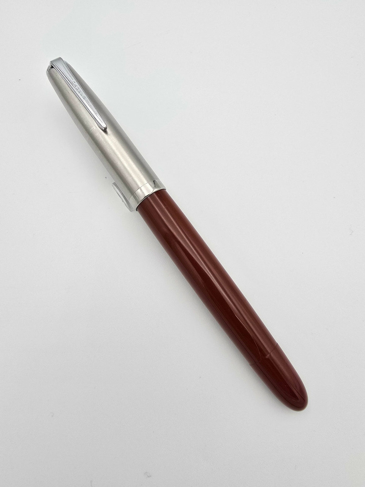 Parker VS Rust Engraved "Ken Palmer" - 14k Fine Nib - Pre-Owned