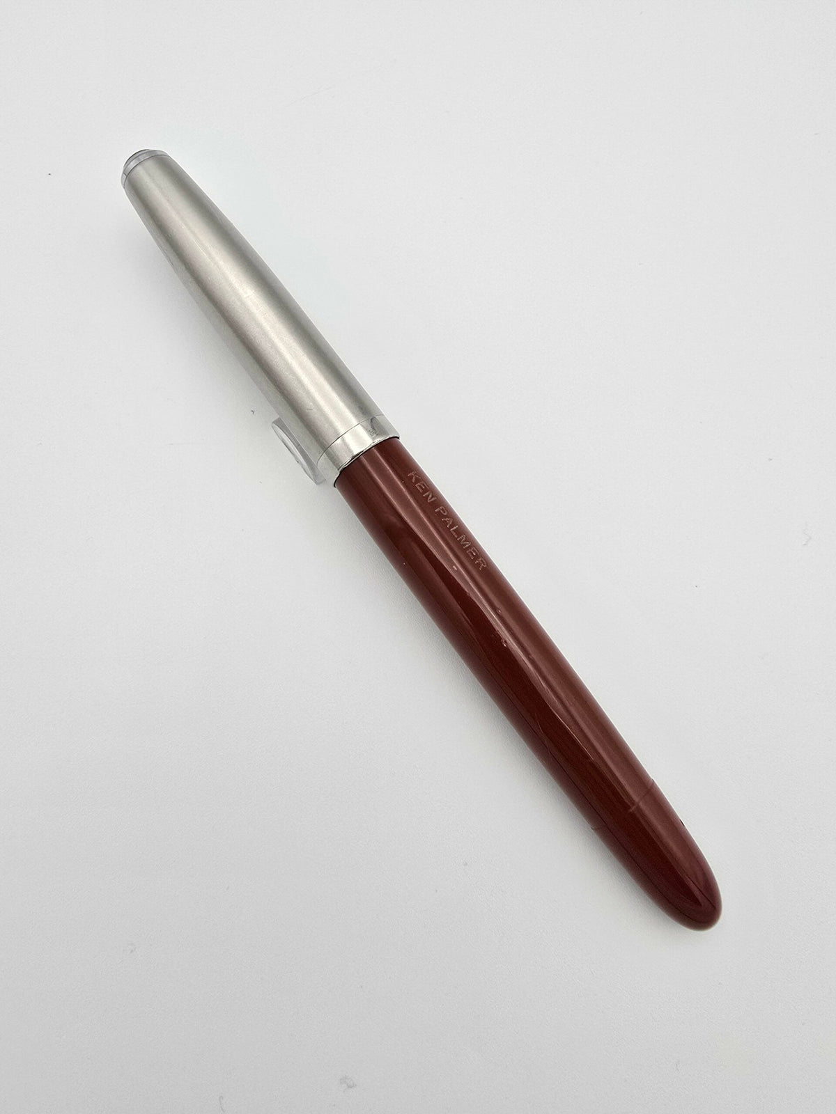 Parker VS Rust Engraved "Ken Palmer" - 14k Fine Nib - Pre-Owned