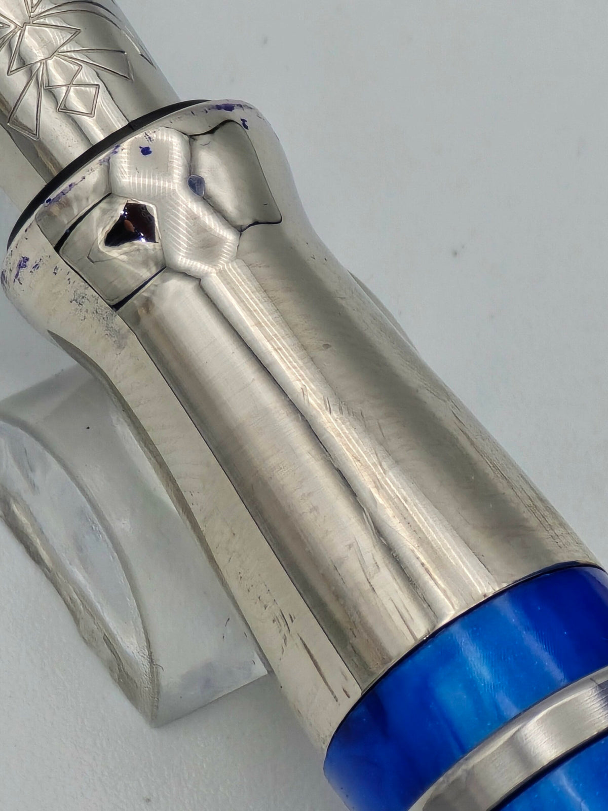Pineider Avatar UR Neptune Blue - Fine Steel Nib - Pre-Owned