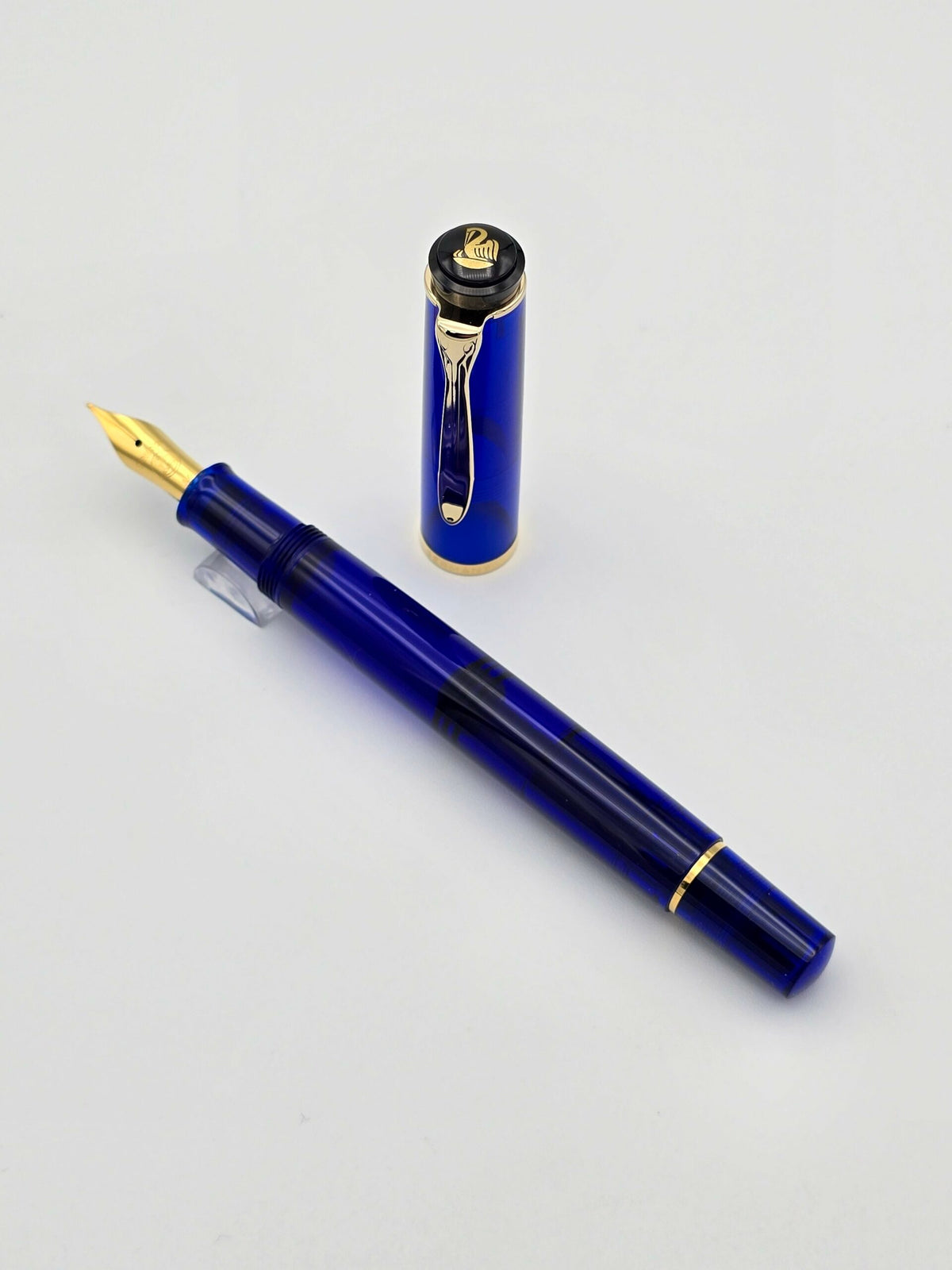 Pelikan M200 Blue Demo - Medium Steel Nib - Pre-Owned