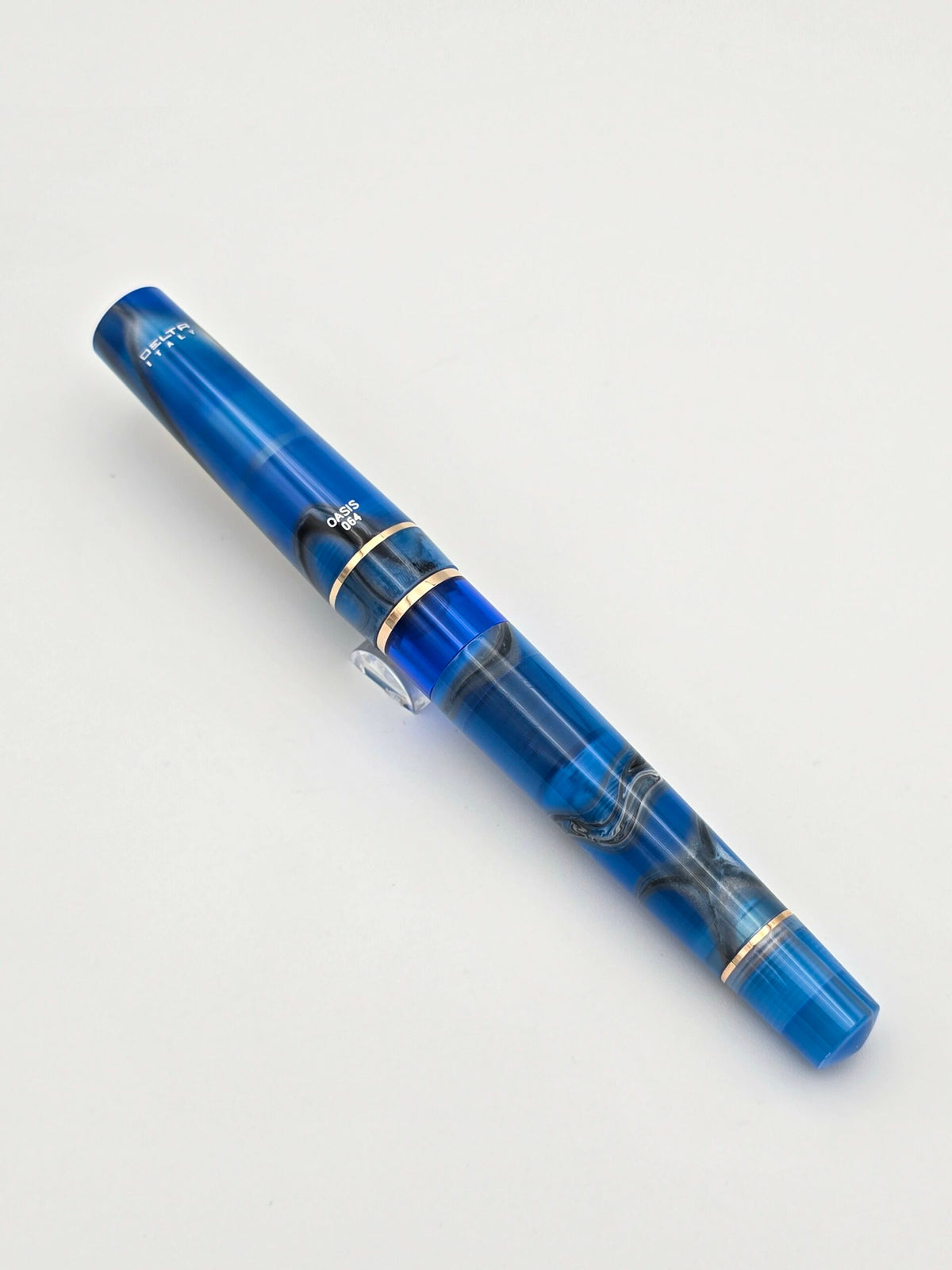 Delta Duna Blue Oasis - Broad Steel Nib - Pre-Owned