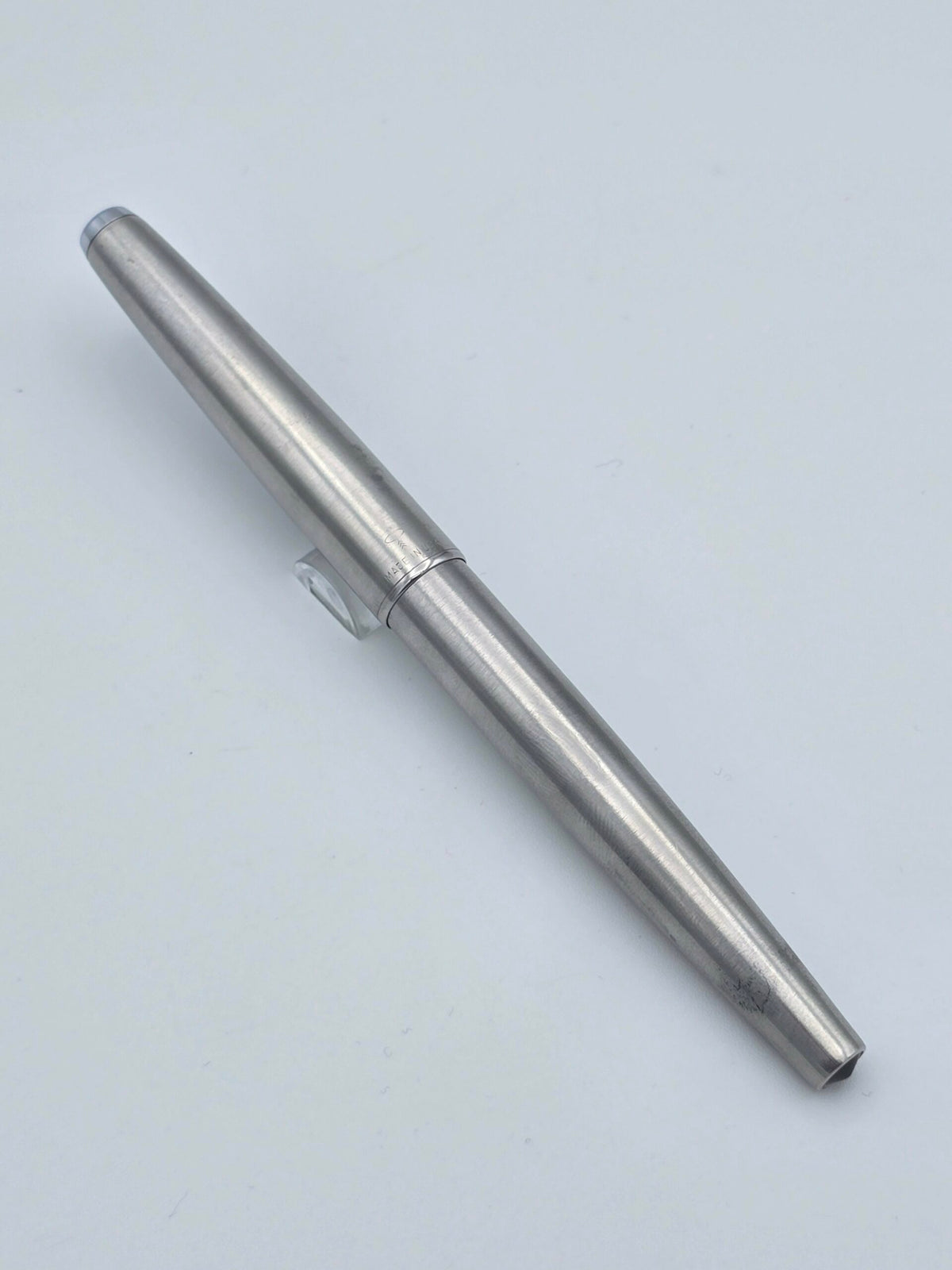 Parker 61 Fighter Stainless Steel - 14k Medium Nib - Pre-Owned