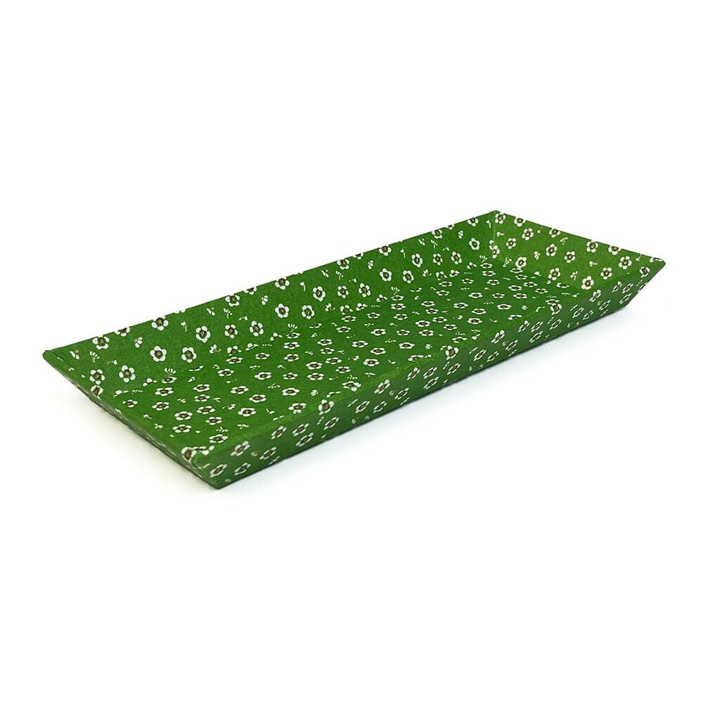Taniguchi Shoyudo Co. Yuzen Washi Paper Pen Tray Koka Komon