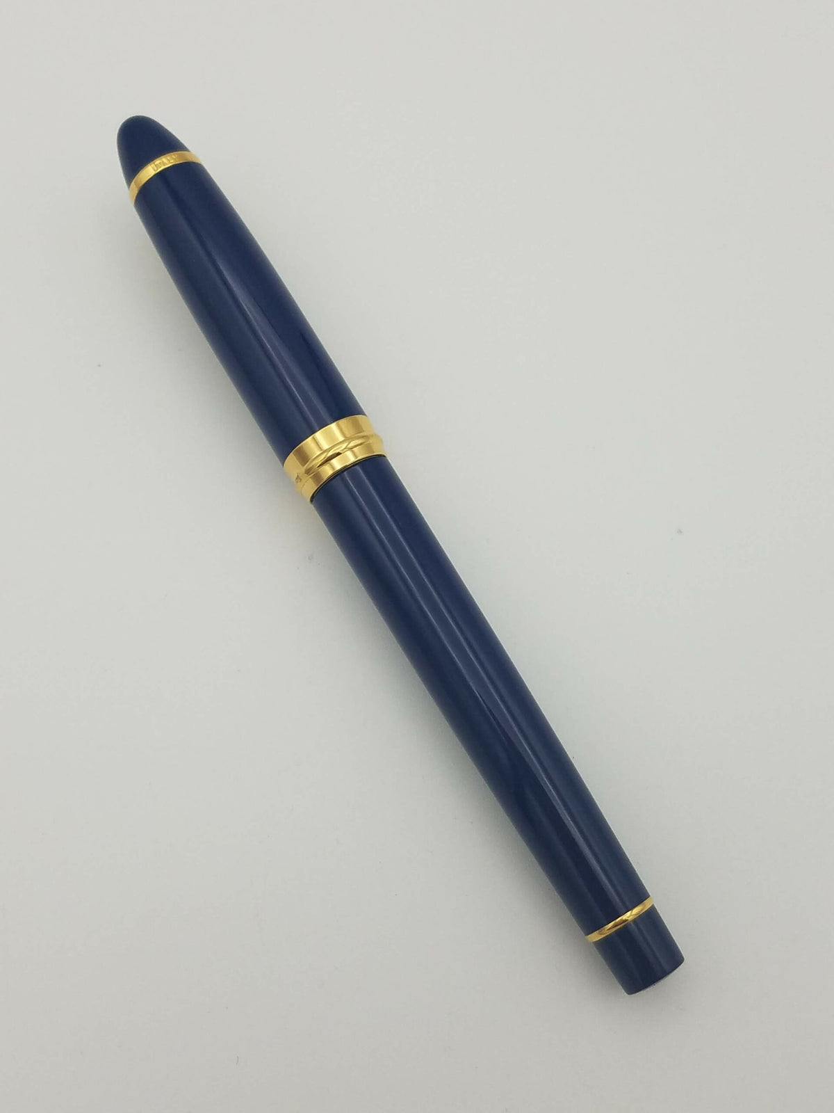 Aurora Ipsilon De Luxe Blue Resin B14B - Rollerball & Fountain Pen - Pre-Owned
