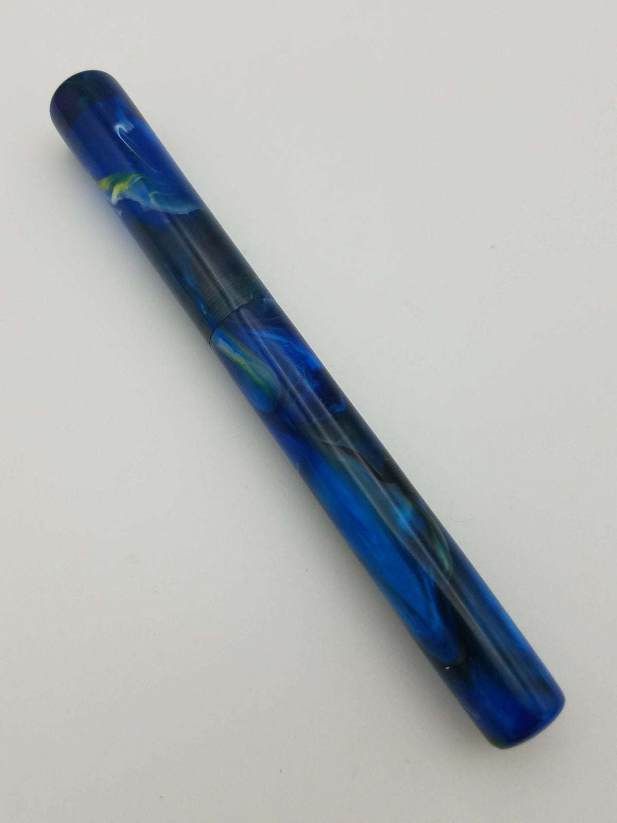 Custom Fountain Pen Blue Swirl - Jowo 
