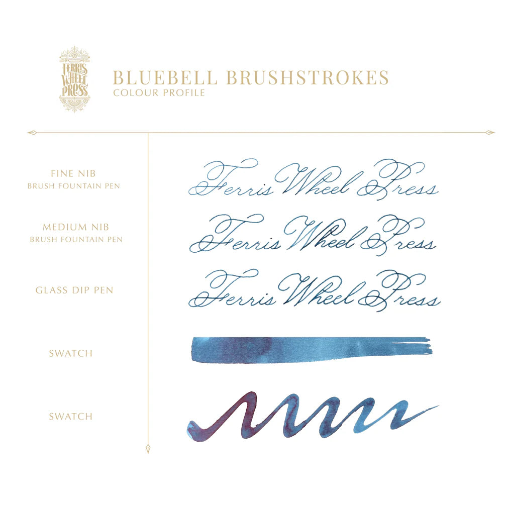 Ferris Wheel Press - Bluebell Brushstrokes