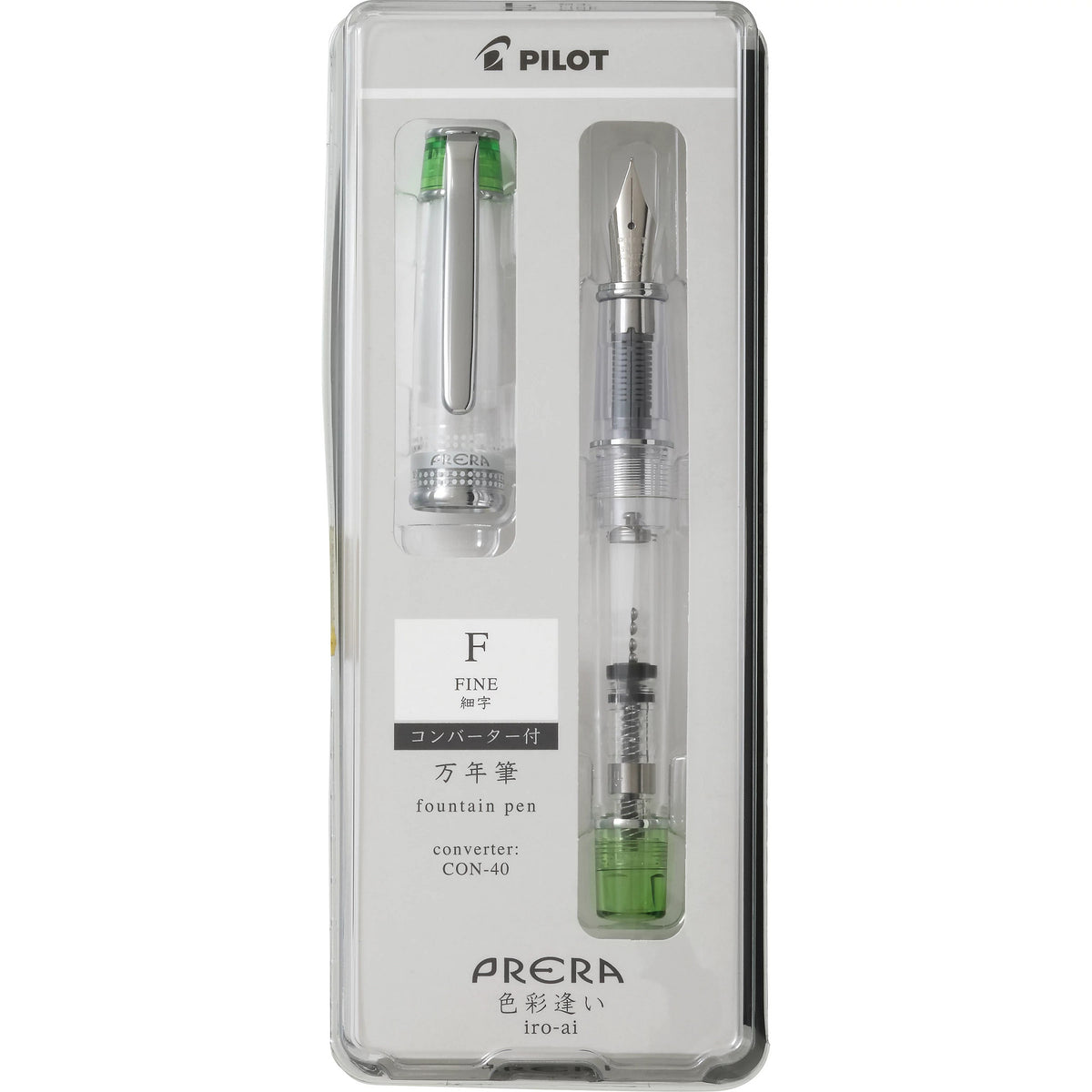 Pilot Prera Fountain Pen Translucent - Light Green