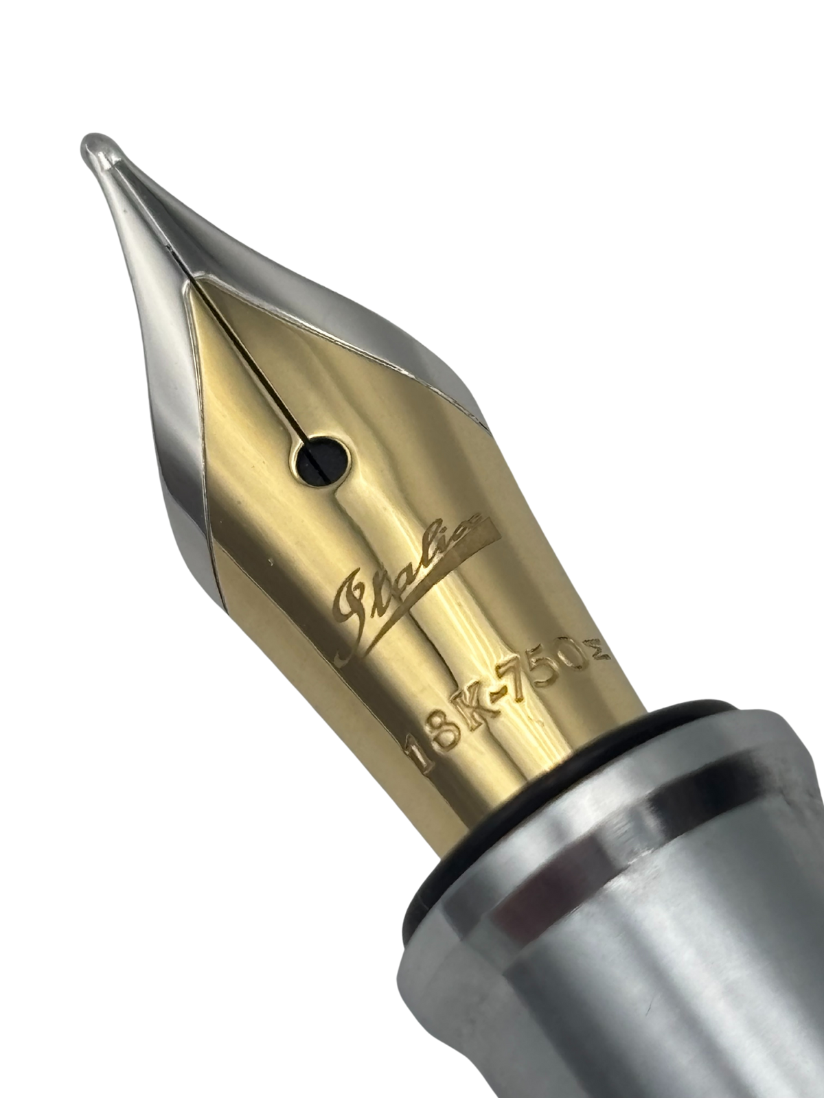 Italix English Curate Stable Brown - 18k Medium Nib - Pre-Owned