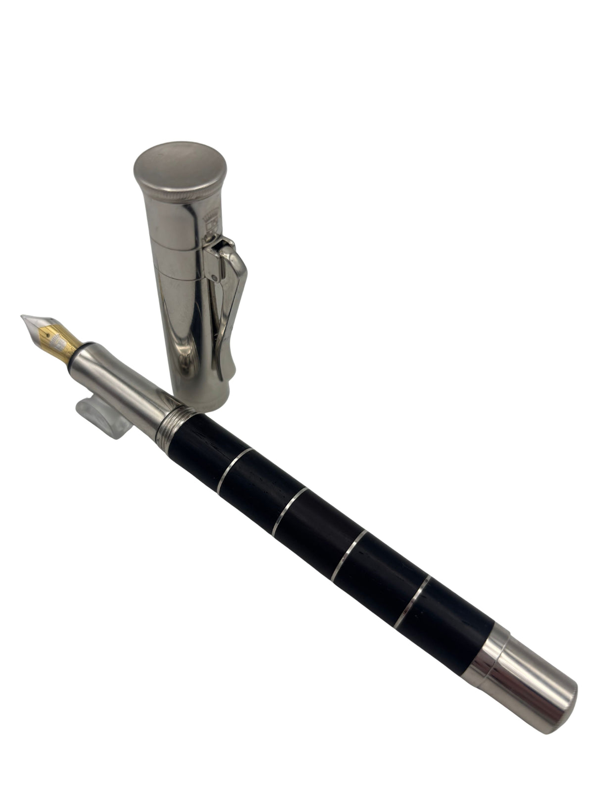 Graf Von Faber Castell Classoc Anello Grenadilla - 18k Medium Nib - Pre-Owned
