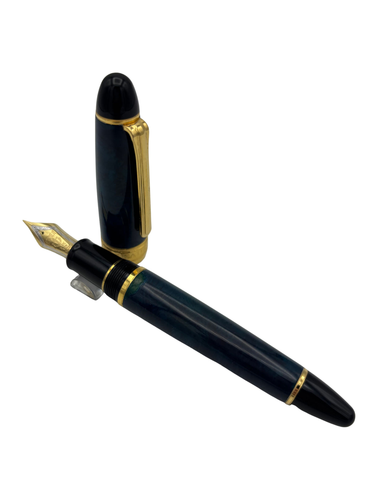 Sailor KOP Briar Wood Green - 21k Medium Nib - Pre-Owned