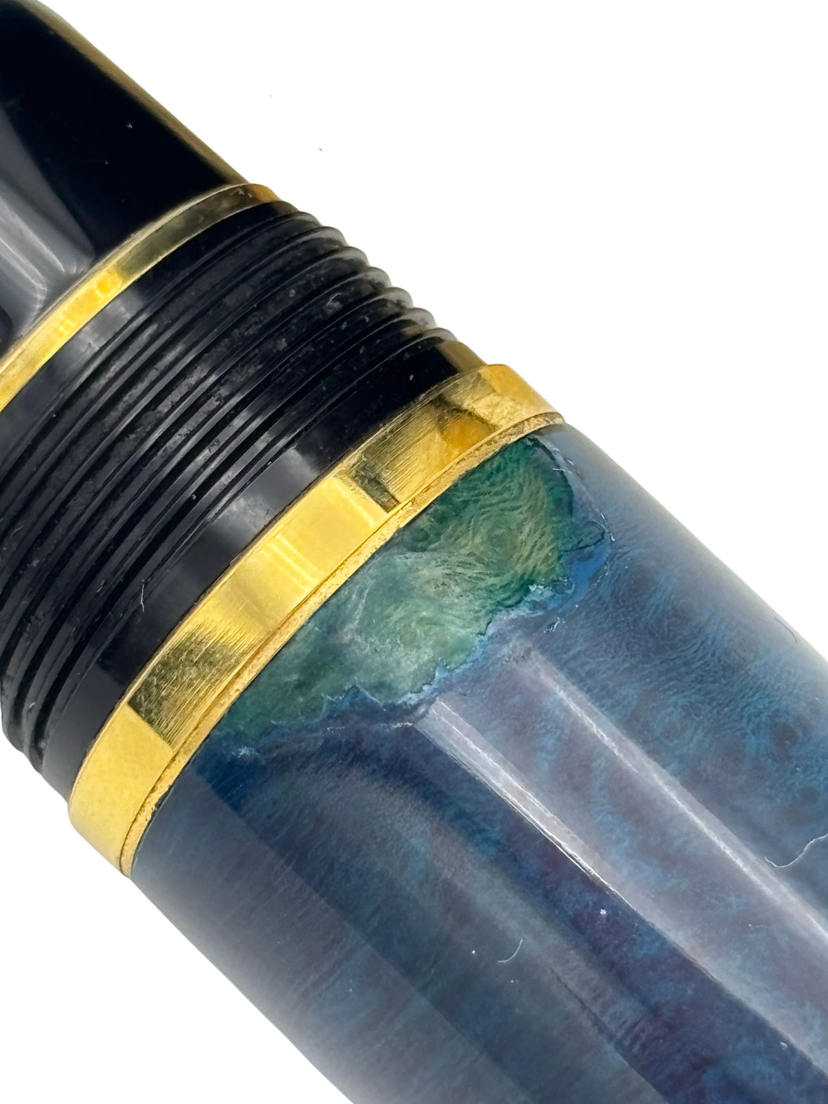 Sailor KOP Briar Wood Green - 21k Medium Nib - Pre-Owned