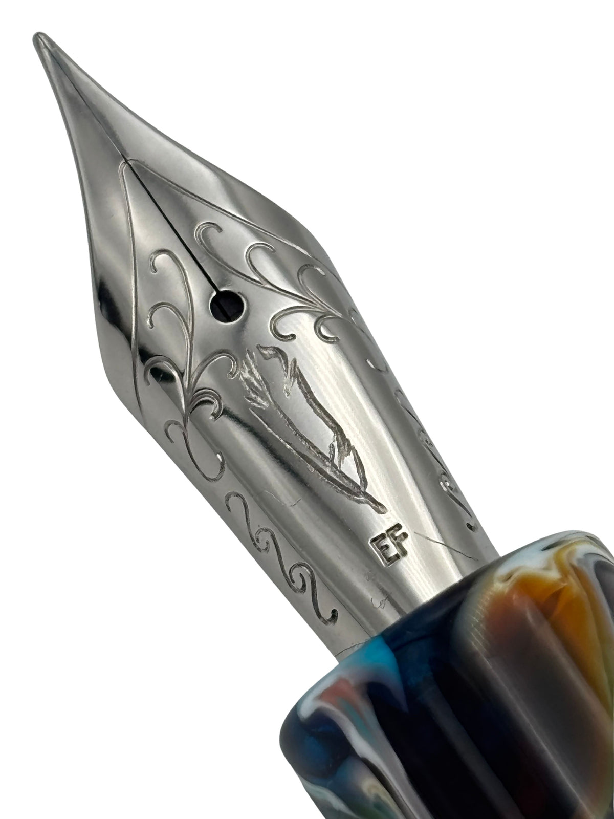 Iron Feather Custom Fountain Pen - Extra Fine Nib - Pre-Owned