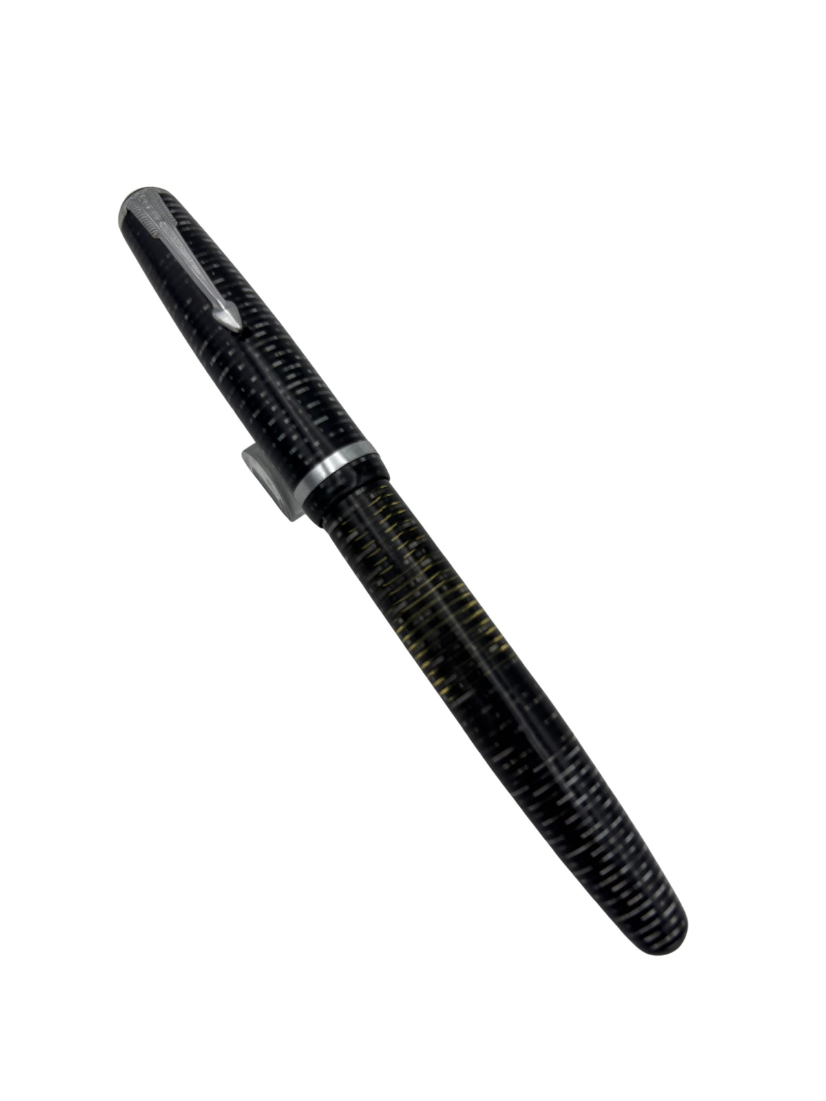 Parker Vac Debutante Silver Pearl - Extra Fine Nib - Pre-Owned