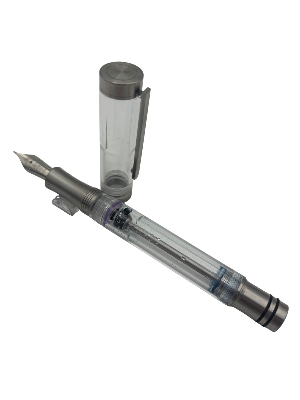 Asvine V200 Clear - Broad Nib - Pre-Owned
