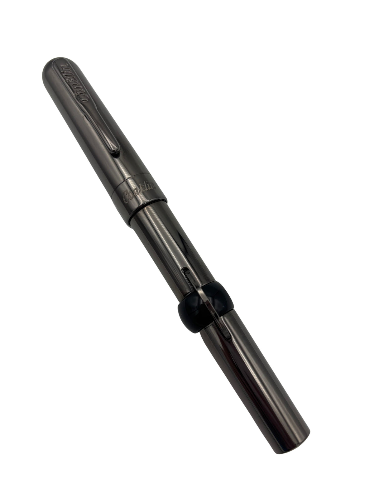Conklin Mark Twain Crescent LE Gunmetal - Medium Nib - Pre-Owned