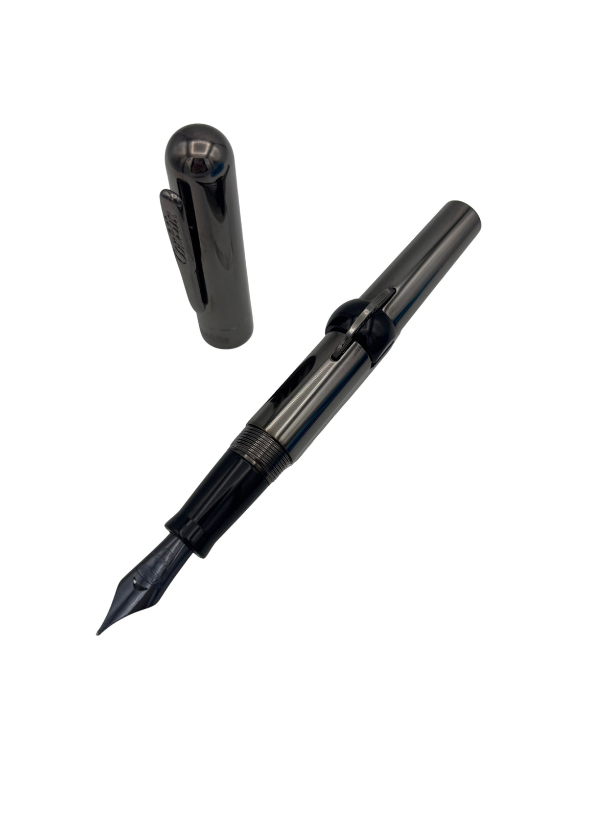 Conklin Mark Twain Crescent LE Gunmetal - Medium Nib - Pre-Owned
