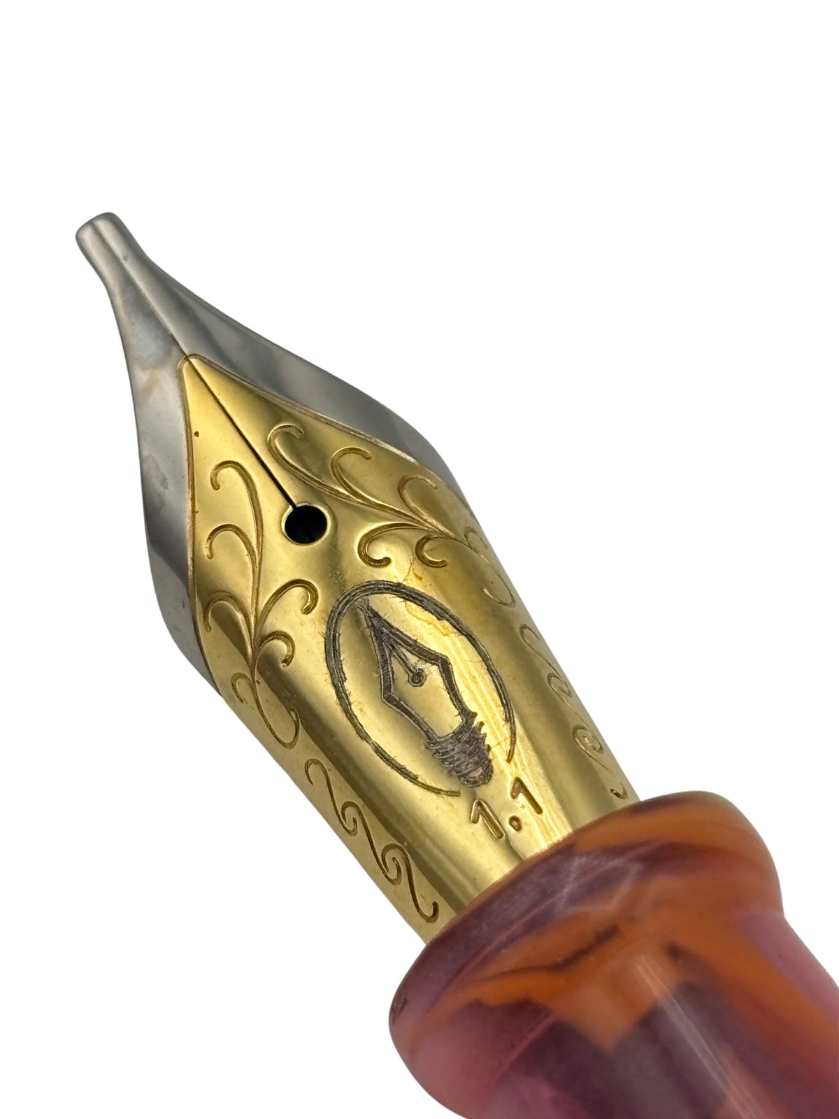 Edison Newark Patent Pending Pink LE - 1.1 Stub Nib - Pre-Owned