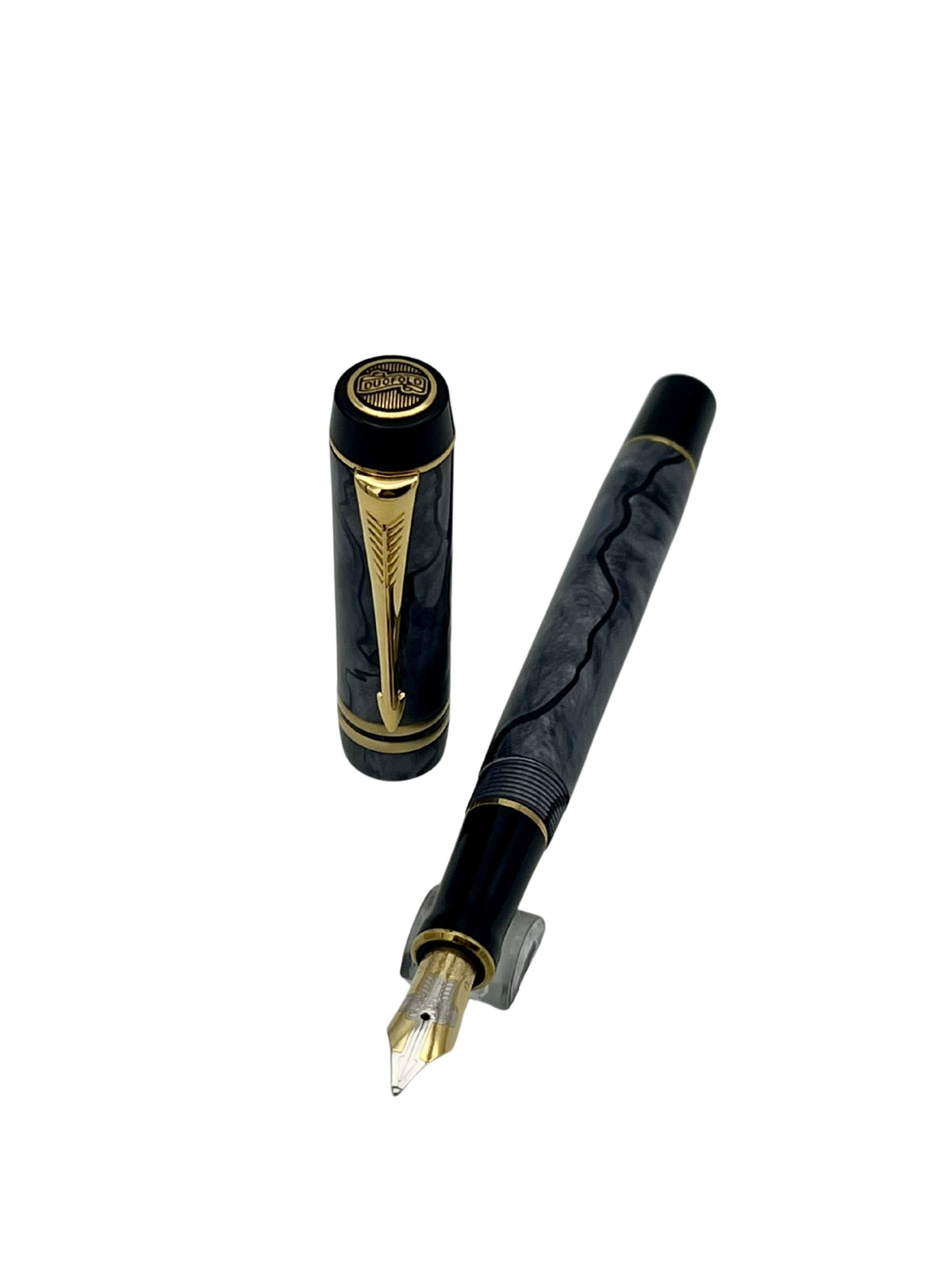 Parker Duofold International Gray - 18k Medium - Pre-Owned