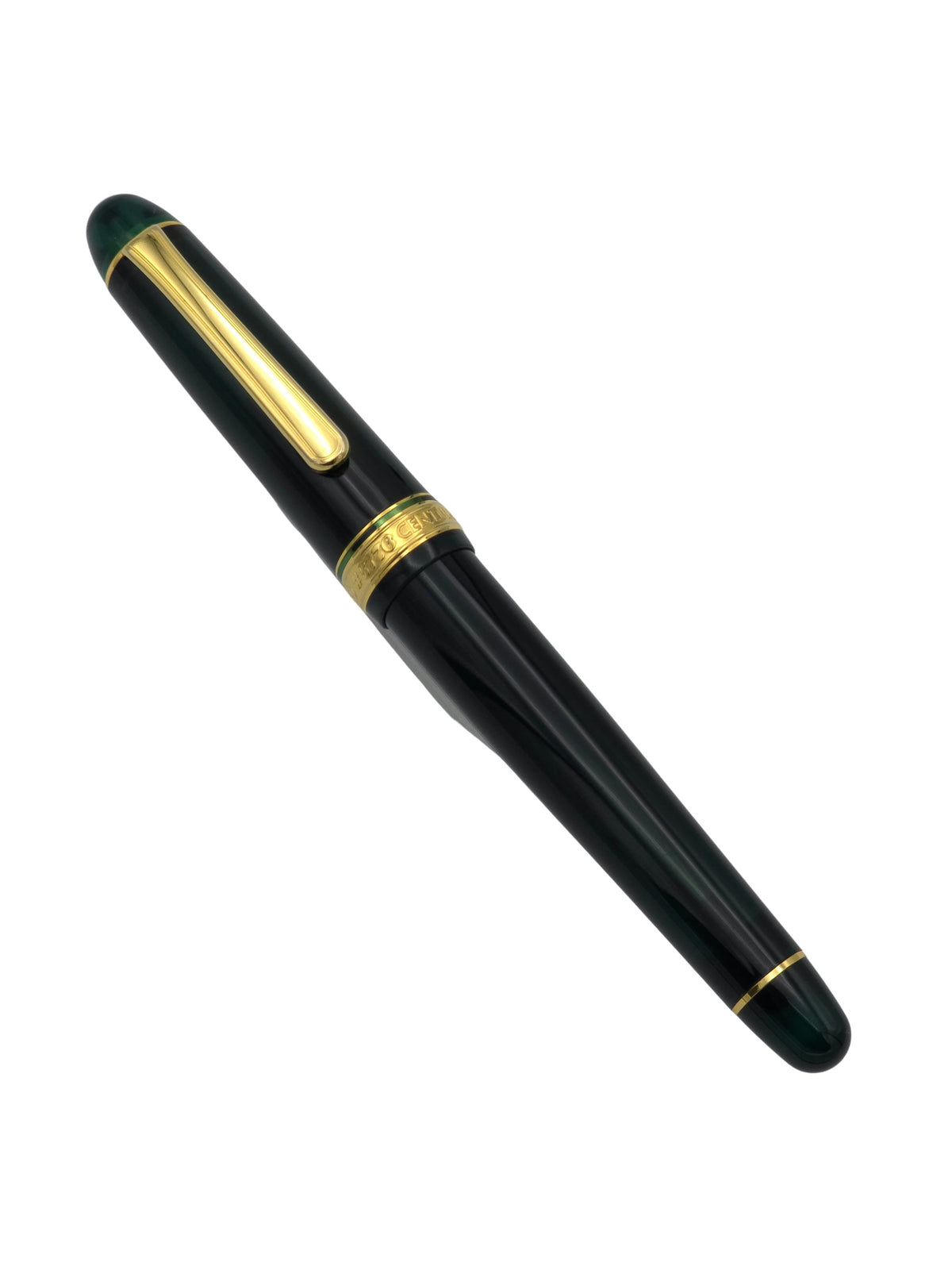 Platinum 3776 Laurel Green - 14k Medium - Pre-Owned