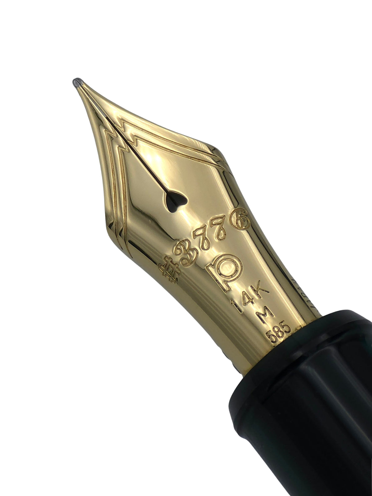Platinum 3776 Laurel Green - 14k Medium - Pre-Owned
