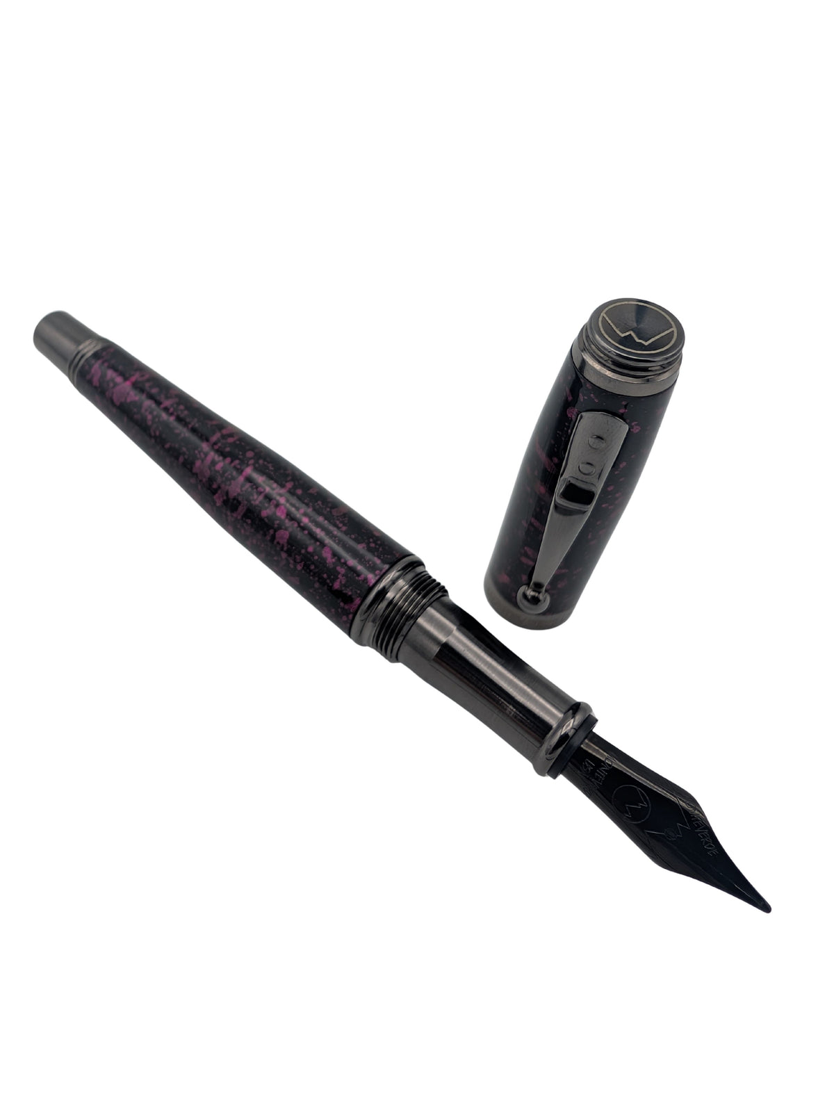 Monteverde Invincia Vega Starlight Purple - Broad Nib - Pre-Owned