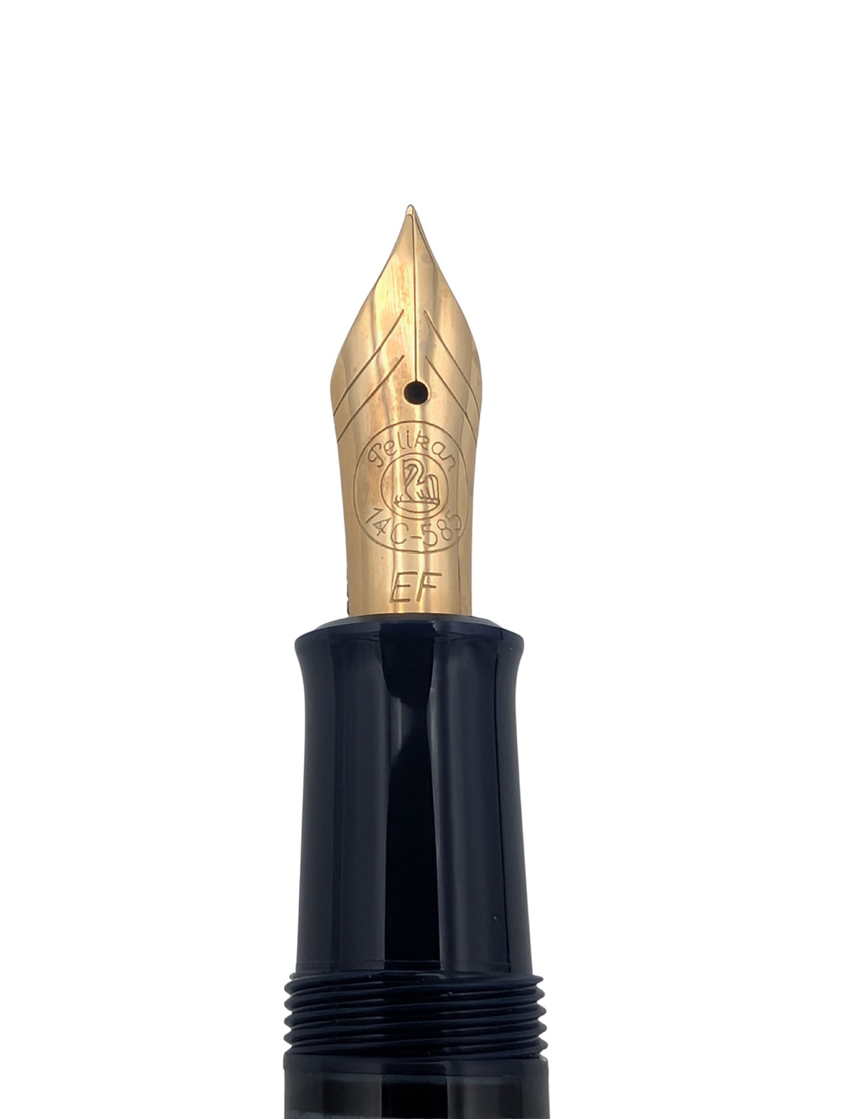 Pelikan M250 Black / Dark Blue - 14C Extra Fine Nib - Pre-Owned