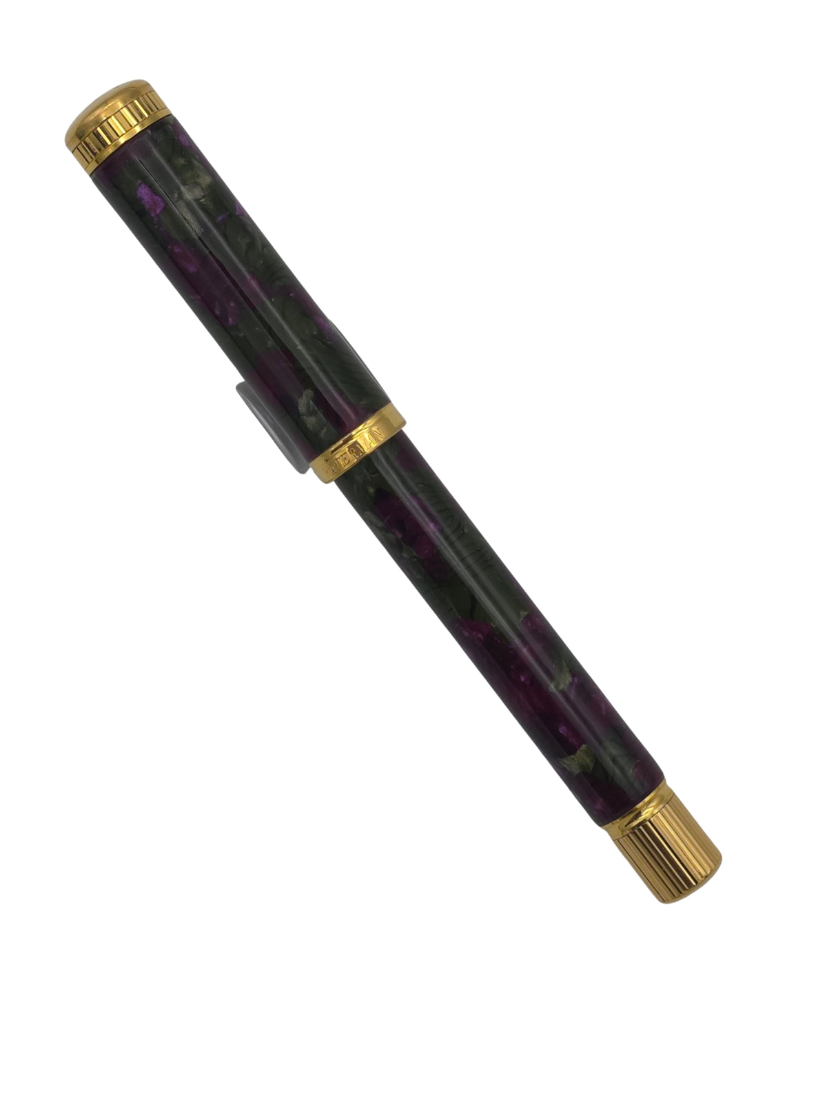 Waterman Lady Agathe Magenta Bronze - 18k Medium Nib - Pre-Owned