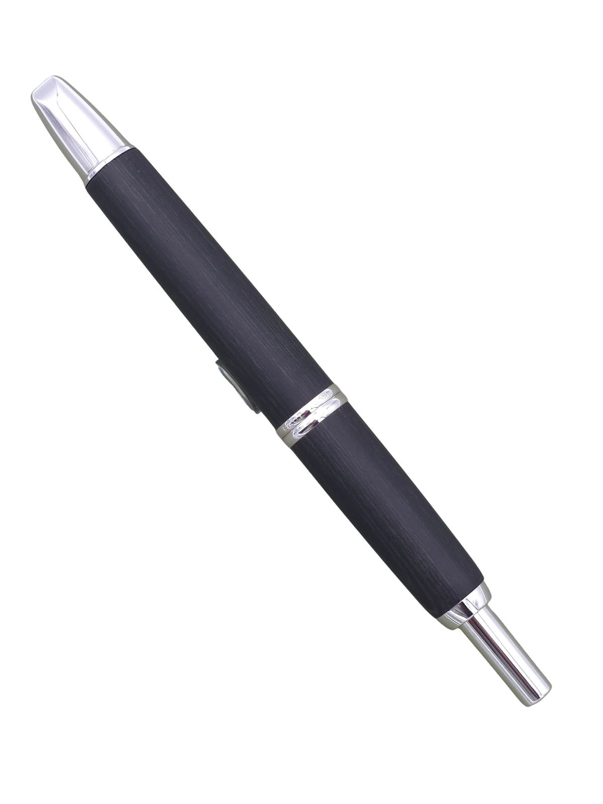 Pilot Vanishing Point Birch Wood Black - 18k Medium Nib - Pre-Owned