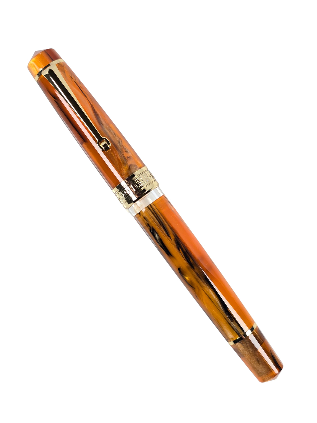 Asvine P20 Amber - Medium Steel Nib - Pre-Owned