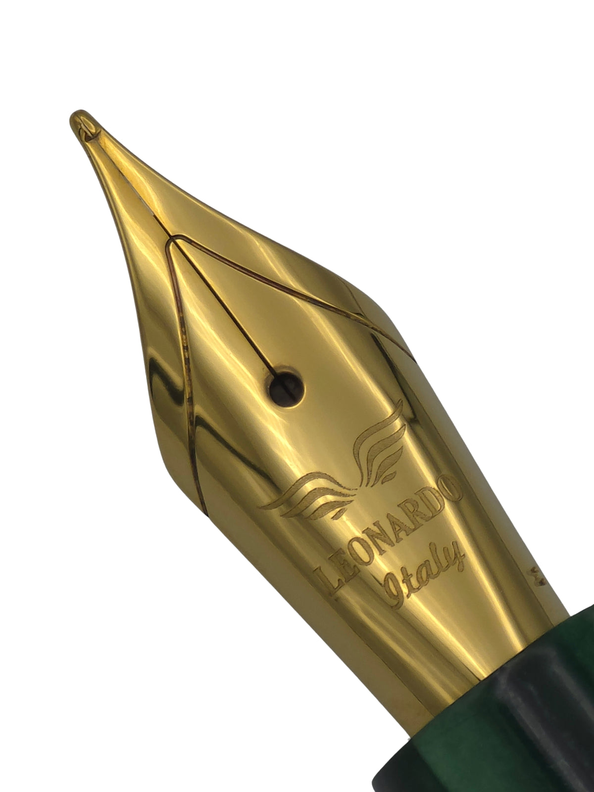Leonardo Momento Zero Algae Seaweed Green - Medium Steel Nib - Pre-Owned