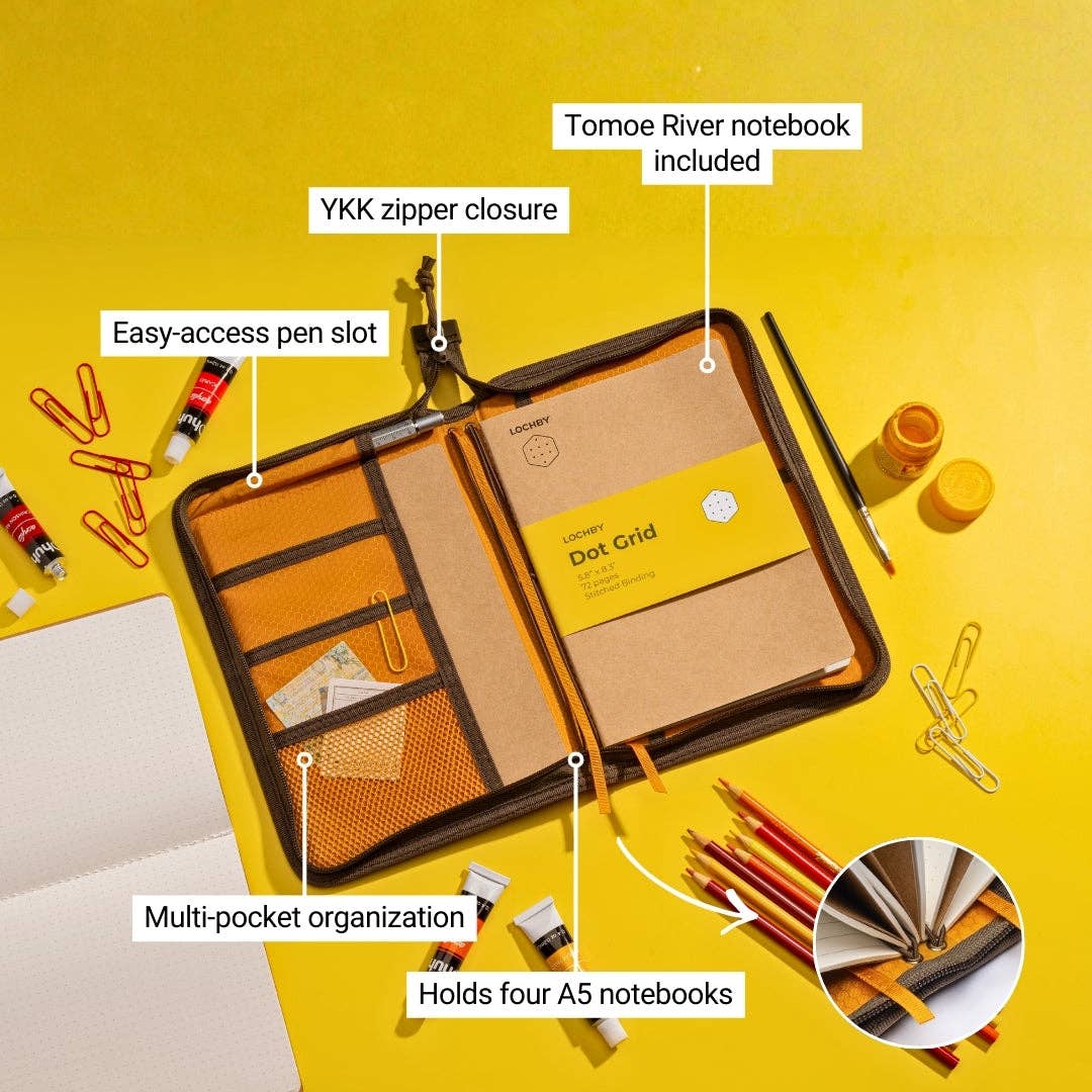LOCHBY Field Folio A5: Honey