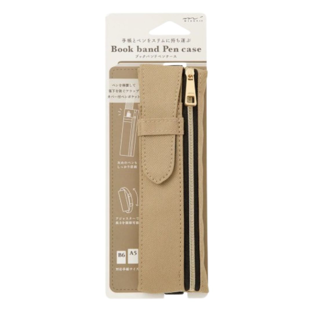 Midori Book Band Pen Case