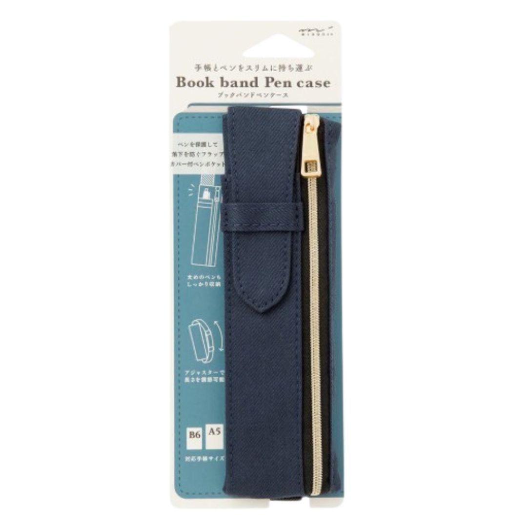 Midori Book Band Pen Case