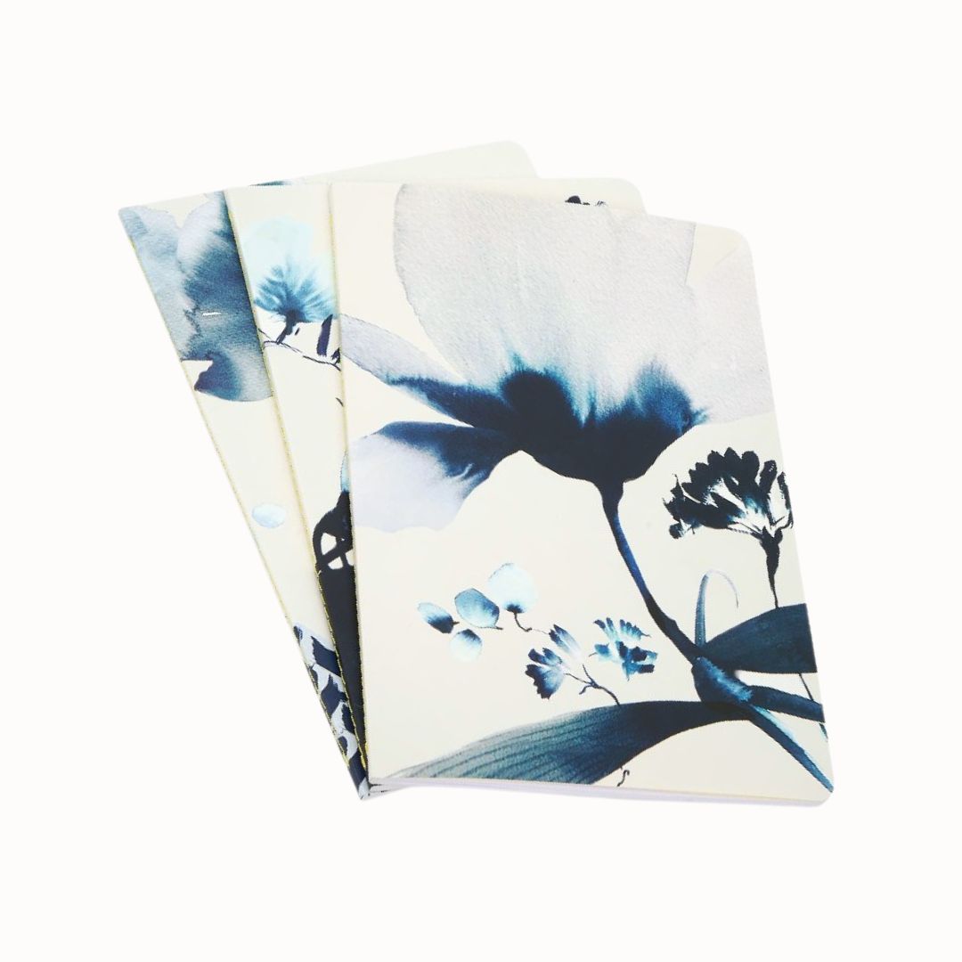 Clairefontaine Inkebana A5 Stitched Notebooks - Lined (3-Pack)