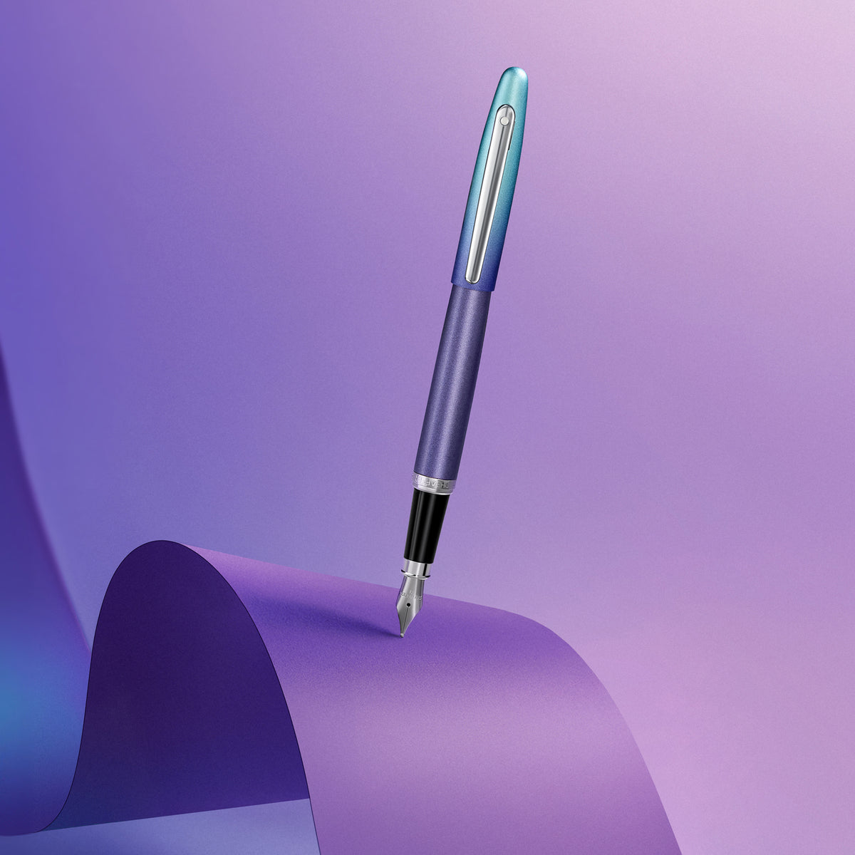 Sheaffer VFM Expressions Gradient Blue Chrome