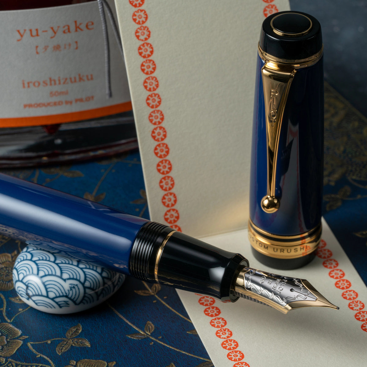 Pilot Custom Urushi Prussian Blue