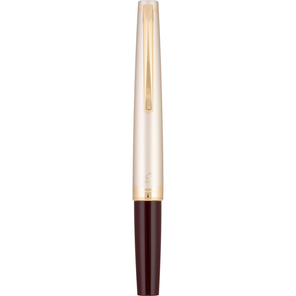 Pilot E95s Fountain Pen - Burgundy & Ivory