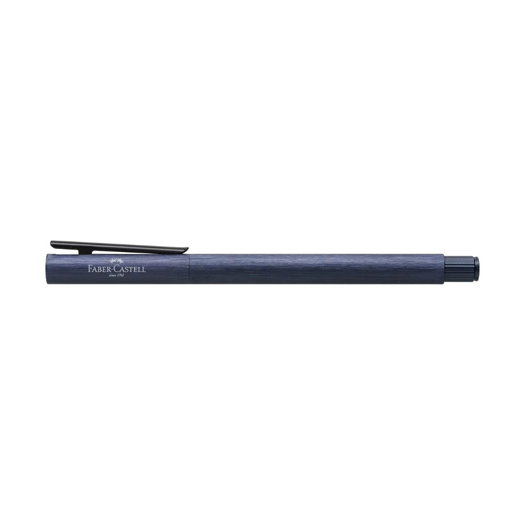 Faber-Castell NEO Slim Fountain Pen - Aluminum Dark Blue