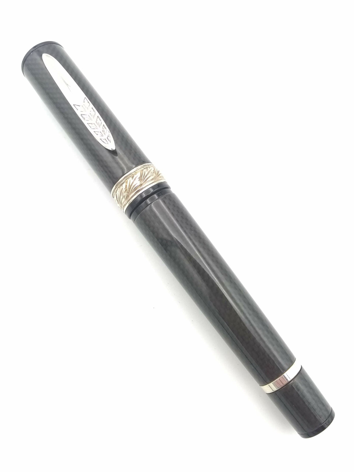 Stipula Etruria Oversize Carbon Fiber - 14k Medium Nib - Pre-Owned
