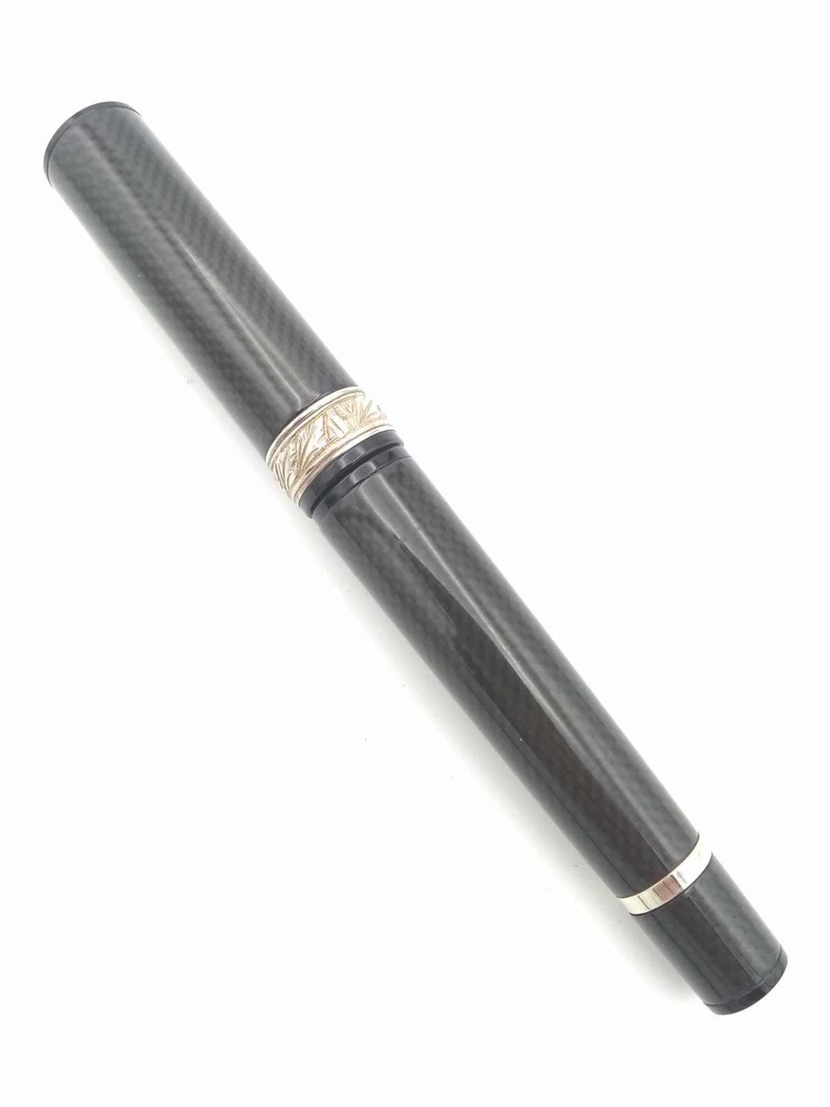 Stipula Etruria Oversize Carbon Fiber - 14k Medium Nib - Pre-Owned