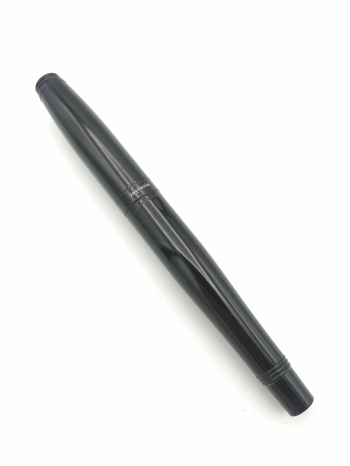 Monteverde Invincia All Black - Medium Steel Nib - Pre-Owned