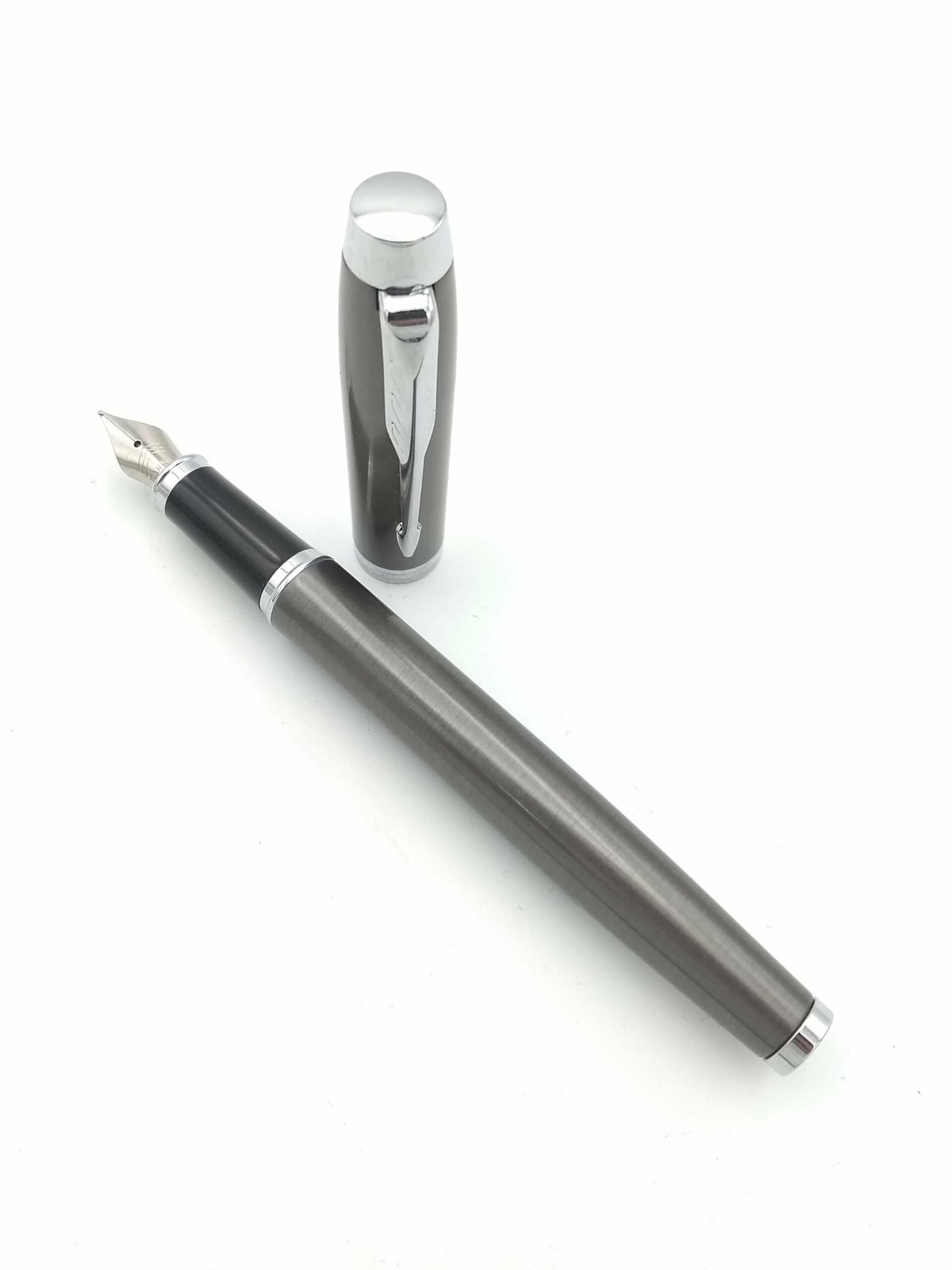 Parker IM Silver - Medium Steel Nib - Pre-Owned