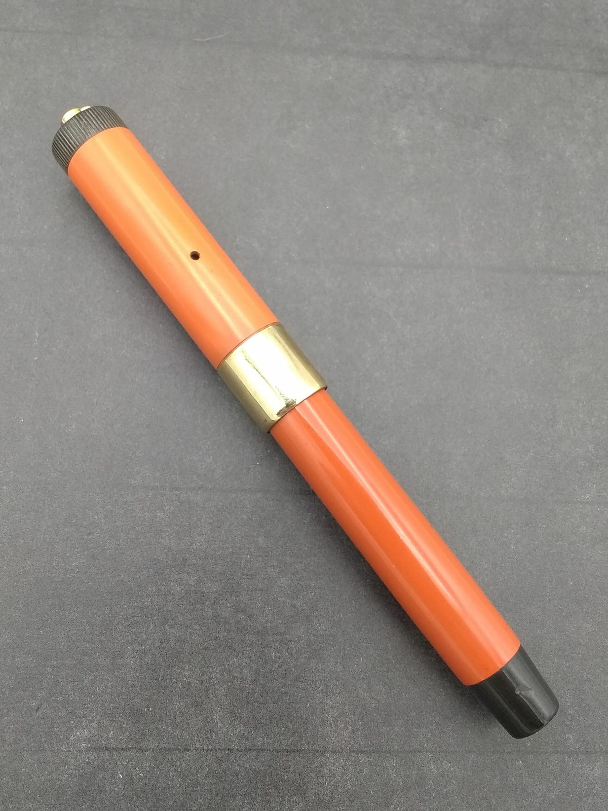 Parker Lady Duofold Orange - 14k Extra Fine Nib - Pre-Owned