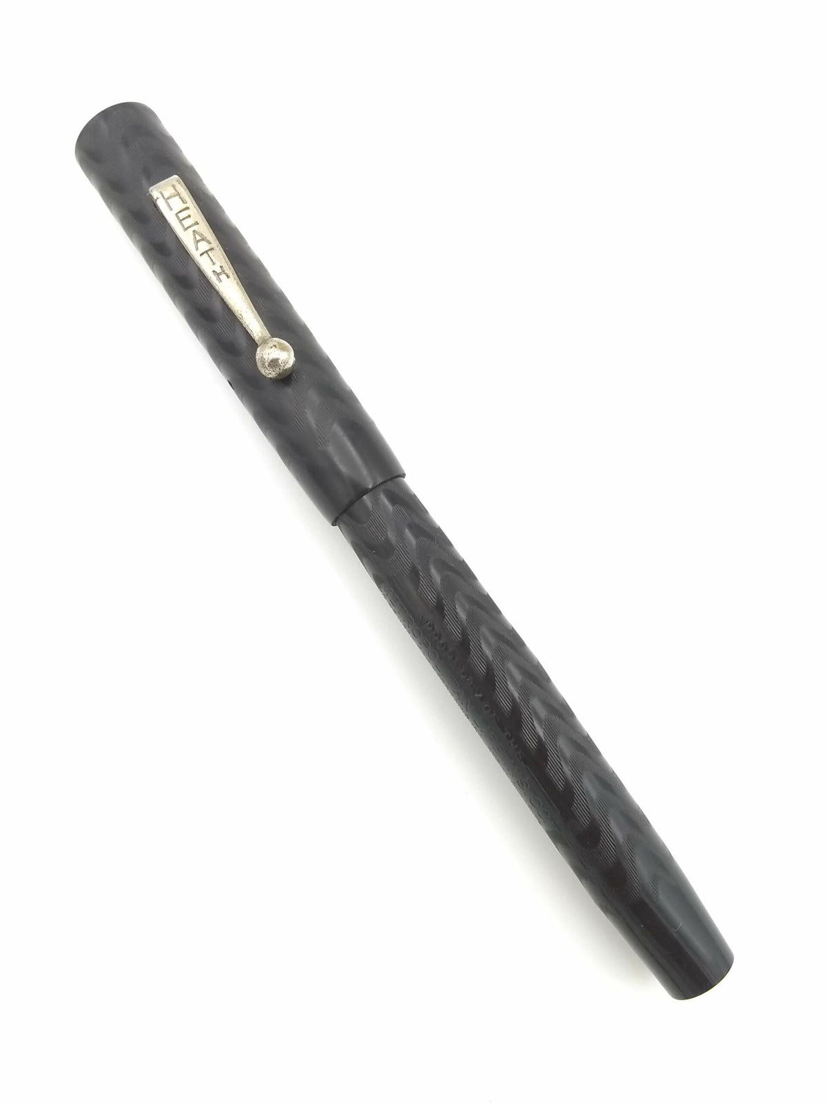 Heath "Metropolitan Life Insurance" Fountain Pen Black - 14k Flex Nib - Pre-Owned