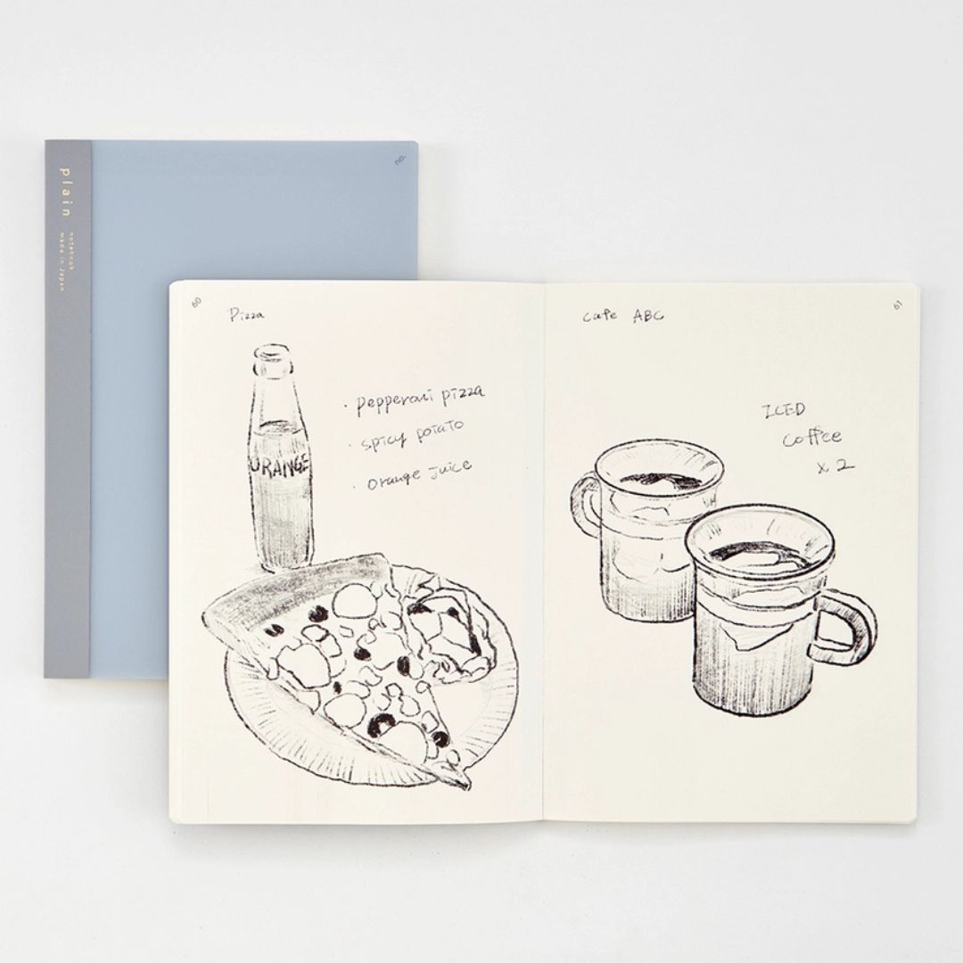 Daigo Isshoni. Notebook A5 Plain in Blue