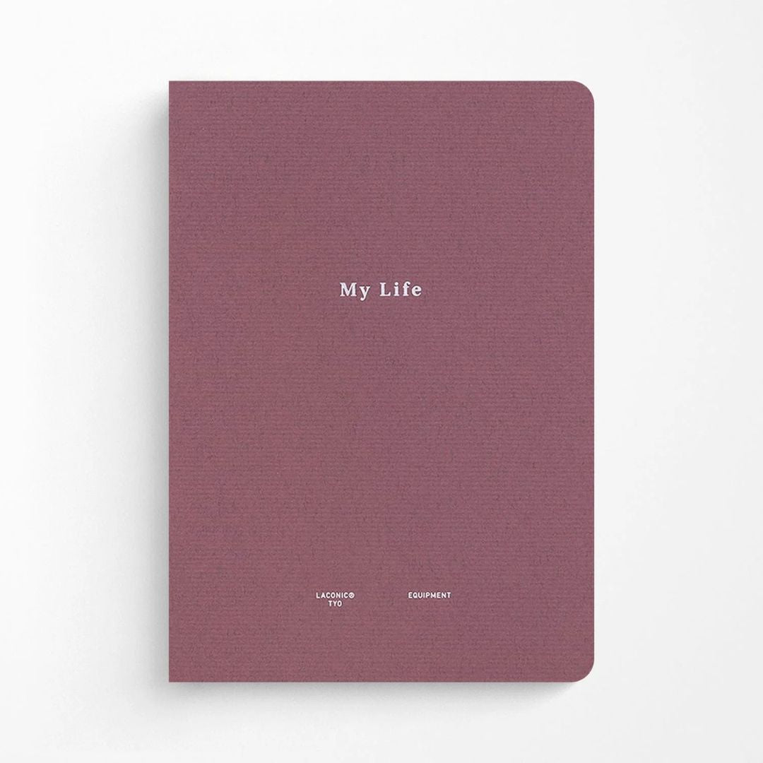 Laconic Style Notebook A5 - My Life