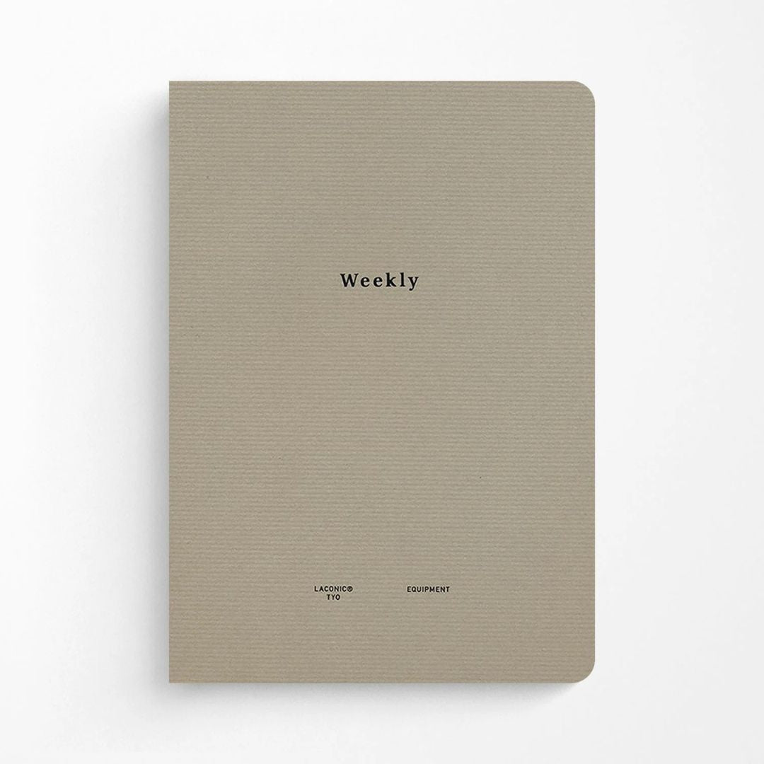 Laconic Style Notebook A5 - Weekly