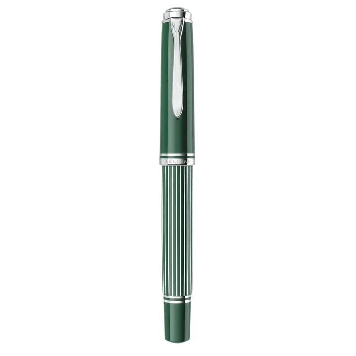 Pelikan Souverän M815 - Metal Striped Green
