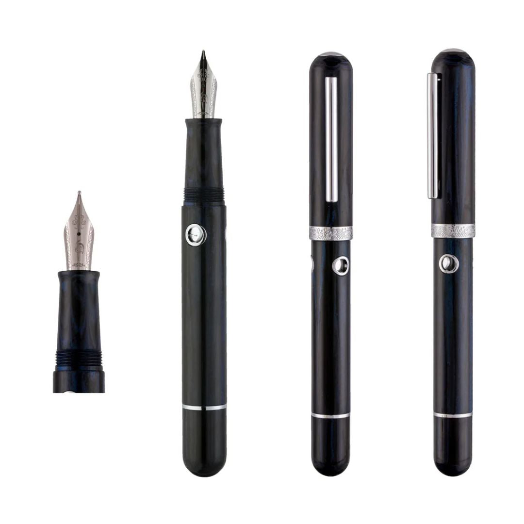 Nahvalur Nautilus Fountain Pen - Maylandia Blue