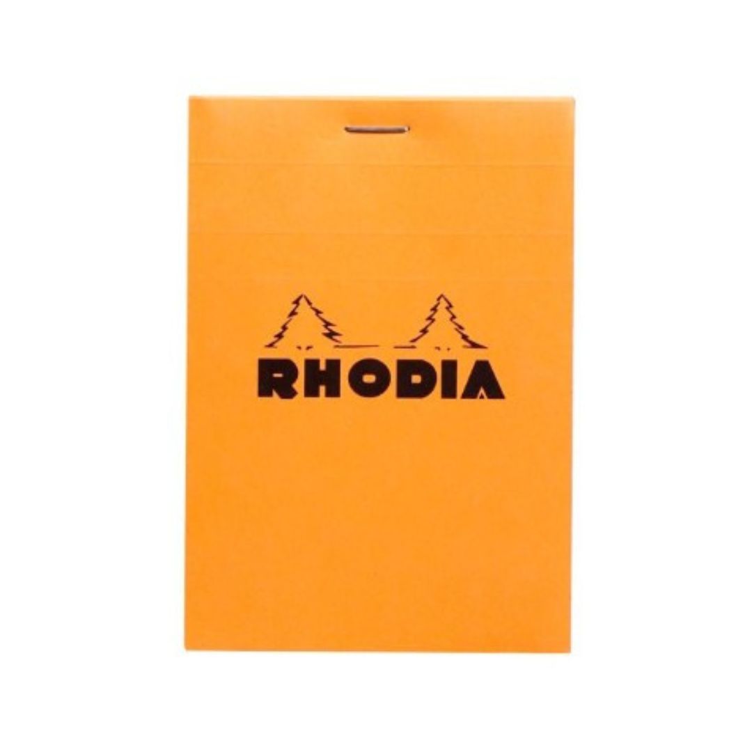 Rhodia No. 11 Staplebound 3 x 4 Graph Notepad in Orange
